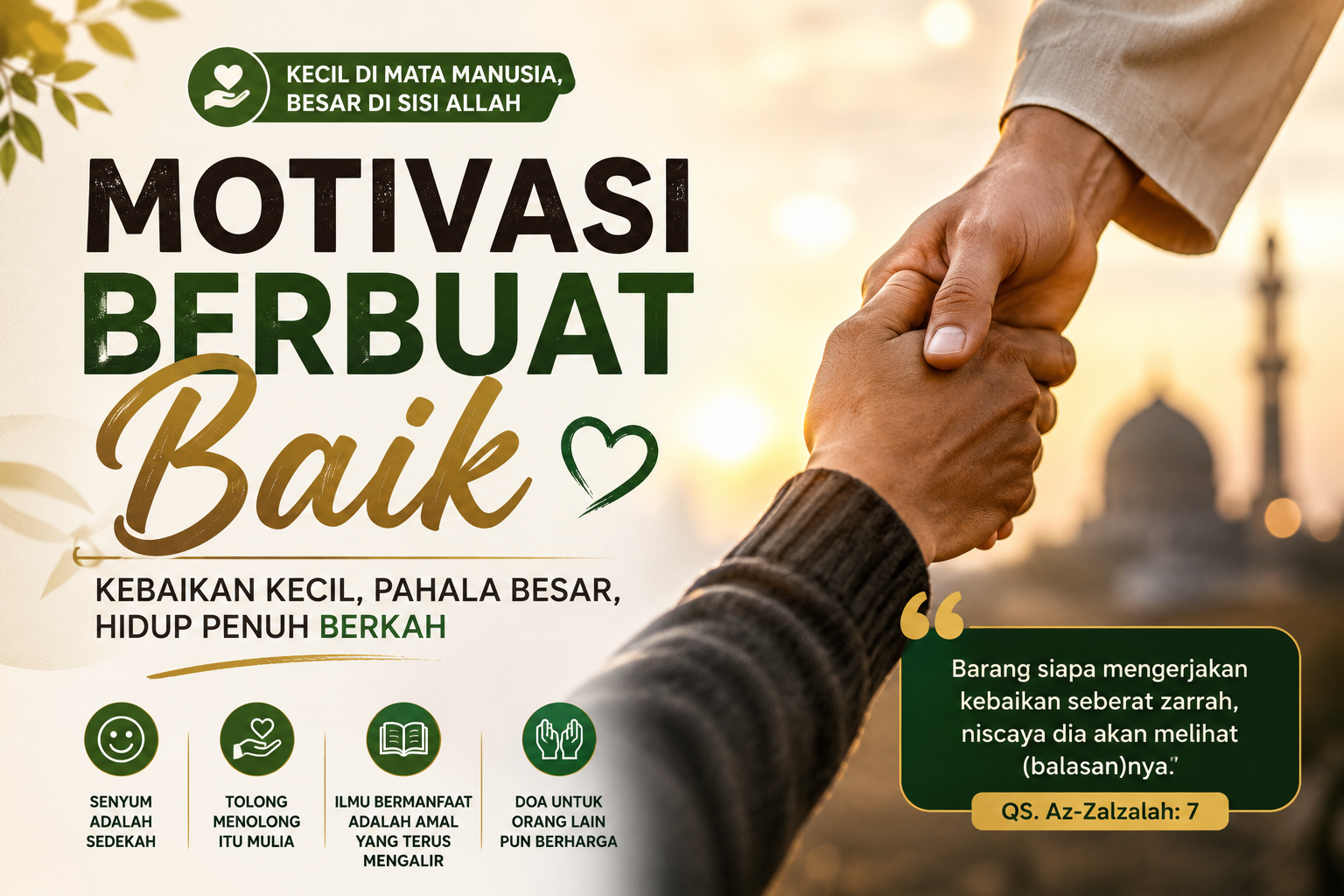Kebaikan Kecil yang Bernilai Besar di Sisi Allah