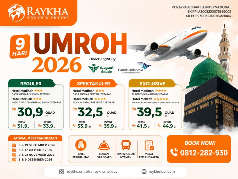 Umroh 9 hari by Garuda